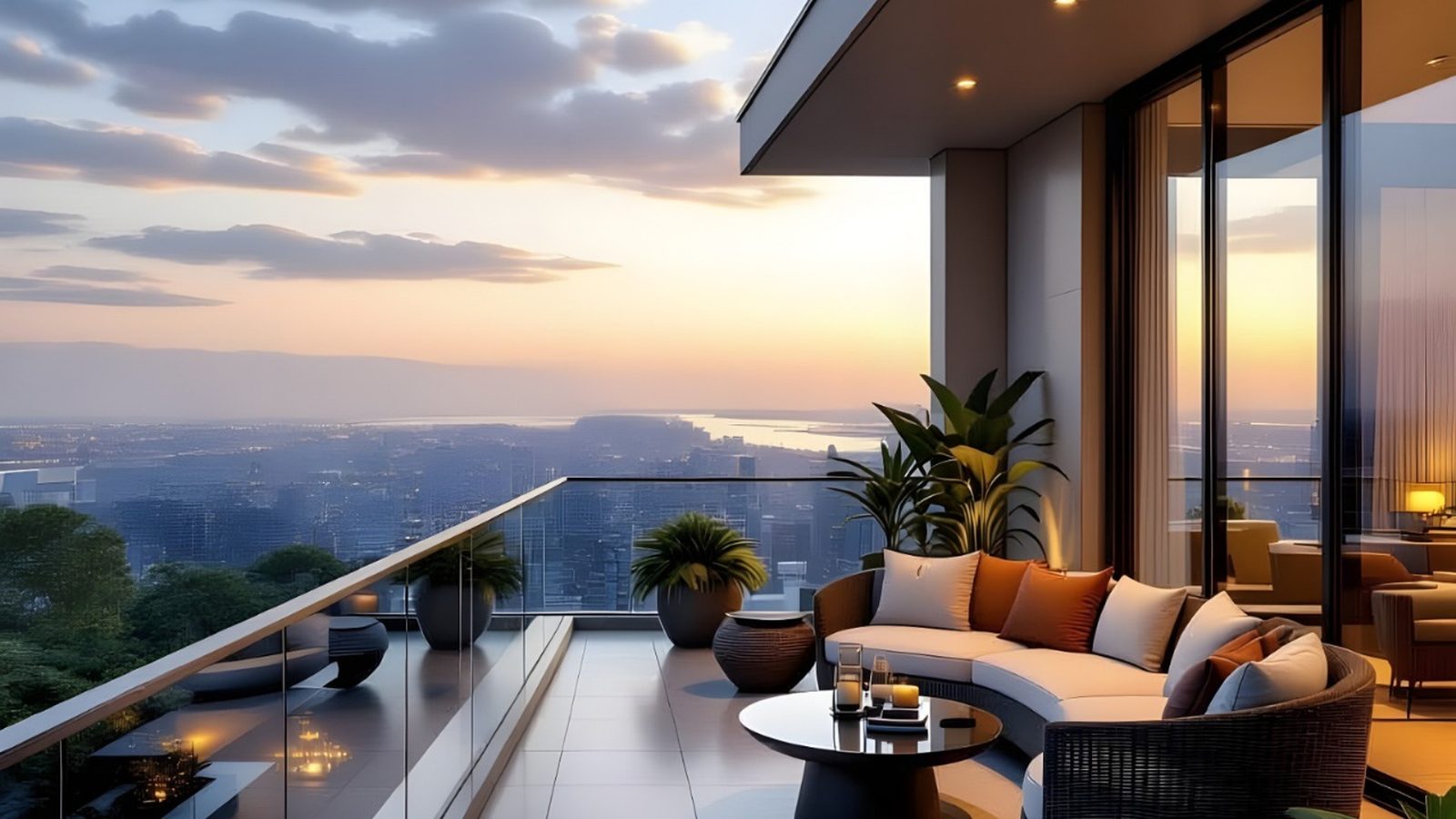 Modern skyline and premium residences