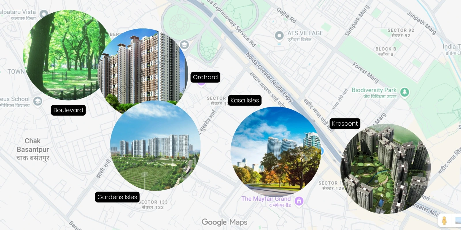 Undervalued Properties on Noida Expressway sponsored micro market banner